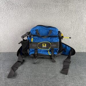 Mountainsmith Lumbar Pack Unisex Large Blue Black Hiking Waist Bag Gorpcore